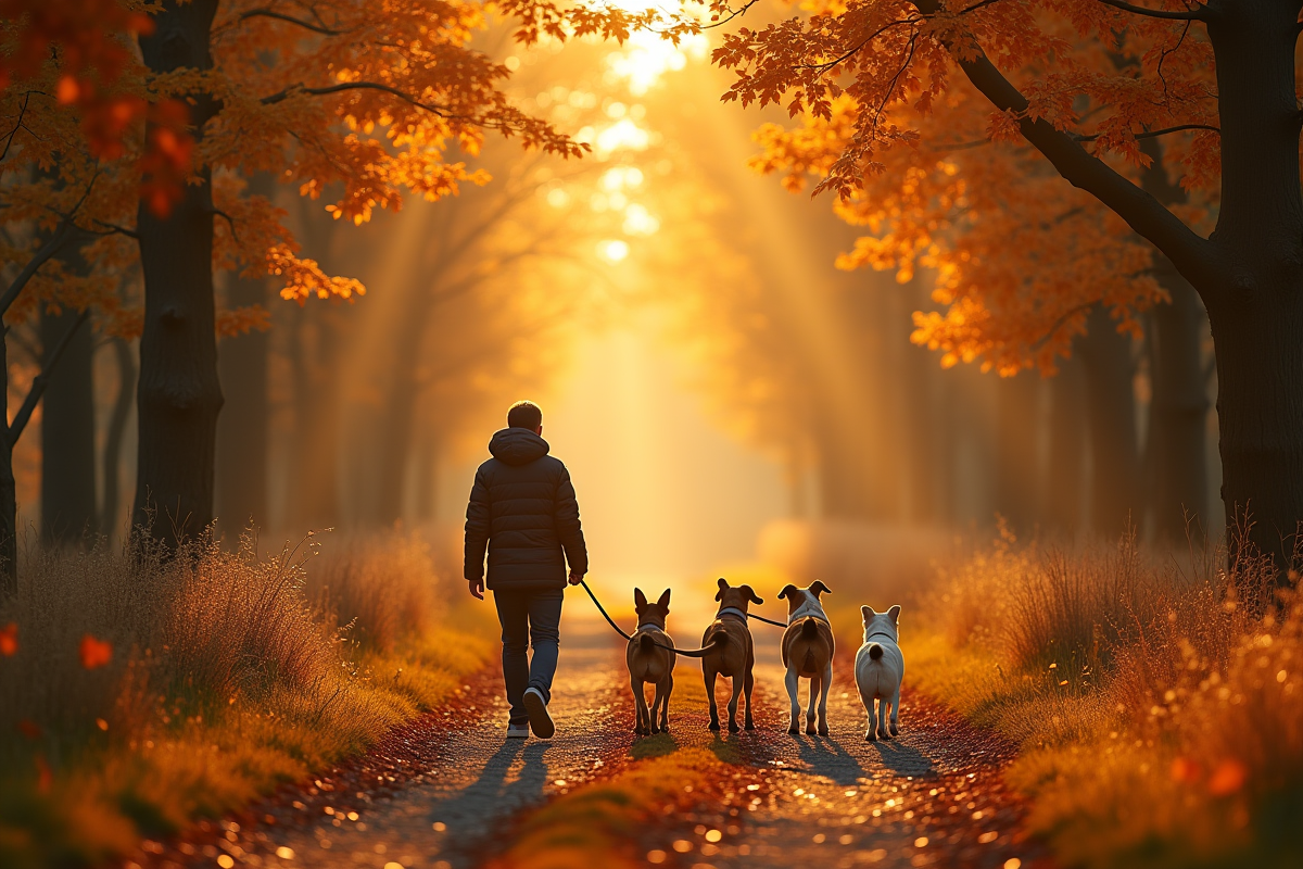 promenade chiens